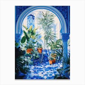 Garden In Morocco Canvas Print