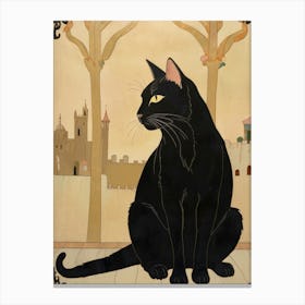 Black Cat 10 Canvas Print