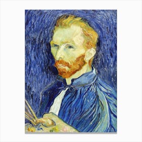 Self Portrait By Van Gogh Canvas Print