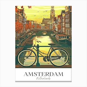 Amsterdam City Travel Canvas Print