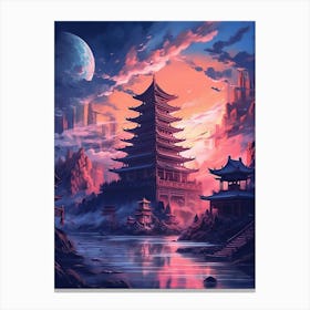 Chinese Pagoda 2 Canvas Print