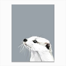 Ferret Painting Canvas Print