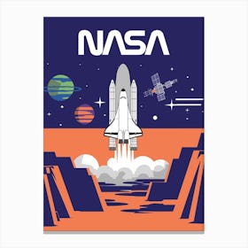 Nasa Space Shuttle Canvas Print