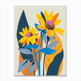 'Sunflowers' 5 Canvas Print