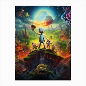 Rick and Morty Movie 3 Canvas Print