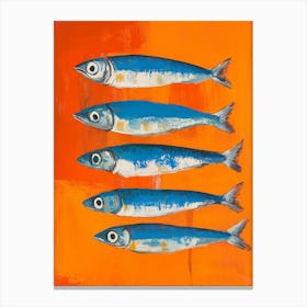 Sardines Kitchen Canvas Print