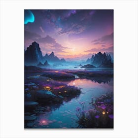 Nebulas Print Canvas Print