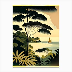 Panglao Island Philippines Rousseau Inspired Tropical Destination Canvas Print