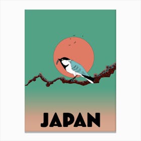 Japan Vintage Travel Poster Canvas Print