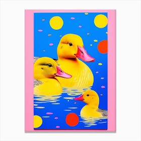 Duckling Colour Pop 4 Canvas Print