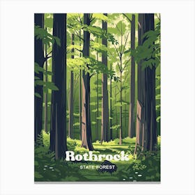 Rothrock State Forest Scenic Travel Art Canvas Print