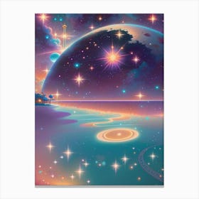 Fantasy Galaxy Ocean 8 Canvas Print