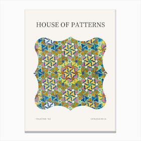 Tile Pattern Poster 35 Canvas Print