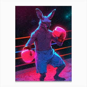 Boxing Kangaroo 1 Canvas Print