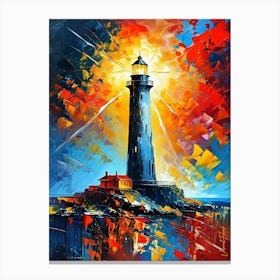 A Beacon In The Dark Night Canvas Print