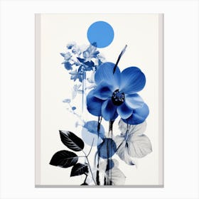 Blue Flowers 45 Canvas Print