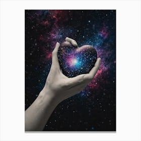 Heart Of Space Canvas Print