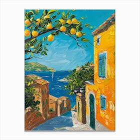 Oranges On The Street 1 Canvas Print