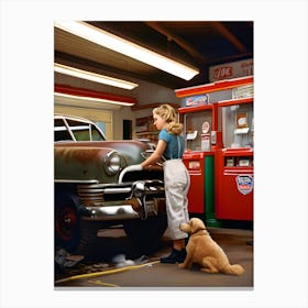 Retro Automotive Reimagined 7 Canvas Print