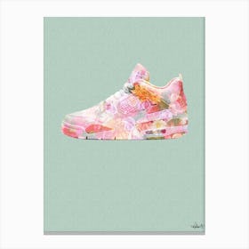 Floral Jordan Canvas Print