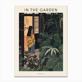 In The Garden Poster Kenrokuen Japan 3 Canvas Print