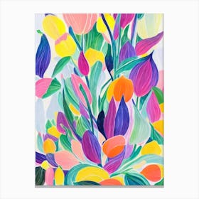 Rhubarb Marker vegetable Canvas Print