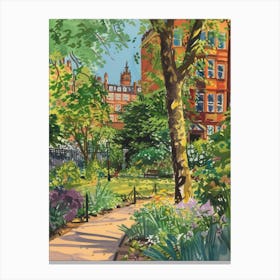 Chelsea Physic Garden London Parks Garden 7 Painting Canvas Print