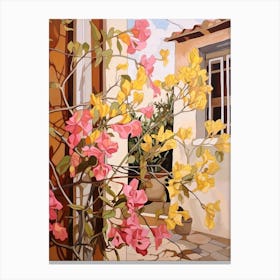 Bougainvillea 1 Flower Painting Canvas Print