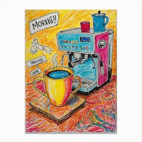 Morning Coffee Canvas Print