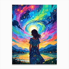 Starry Night Sky 9 Canvas Print