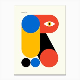 BAUHAUS RED EYE Canvas Print