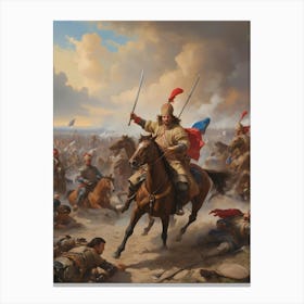 Battle Of Samarkand Canvas Print