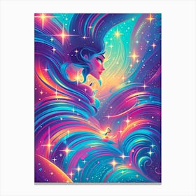 Galaxy Girl 2 Canvas Print