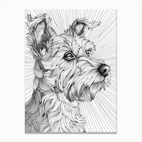 Airedale Terrier Joy Canvas Print