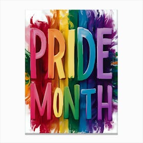 Pride Month 25 Canvas Print