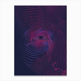 Eye Of A Man 2 Canvas Print