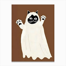 Ghost Cat Canvas Print