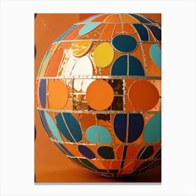 Mosaic Sphere Canvas Print