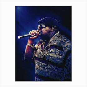 Superstars Of Biggie Rapper Canvas Print