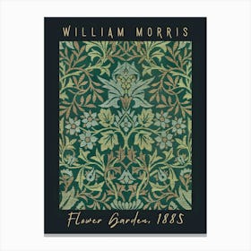 William Morris Flower Garden Canvas Print