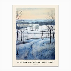 Northumberland National Park England 4 Poster Canvas Print