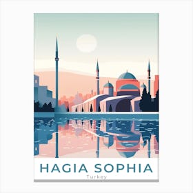 Turkey Hagia Sophia Travel Canvas Print
