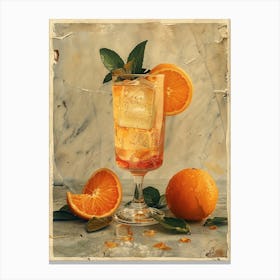 Iced Orange Drink 2 Canvas Print