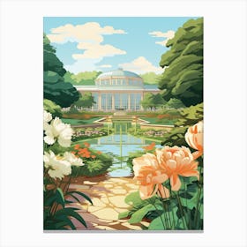 Atlanta Botanical Garden Usa 1 Illustration Canvas Print