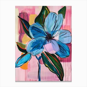 Blue Flower 6 Canvas Print