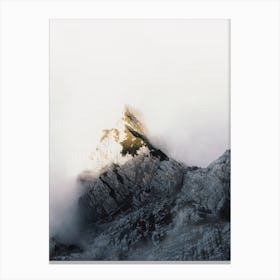 Foggy Mountain Views Canvas Print