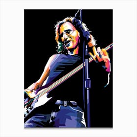 Geddy Lee Canvas Print