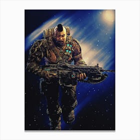 Light Of Heroes ― Marcus Fenix Games Gears Of War Canvas Print