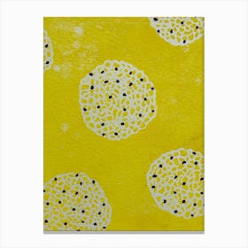 Yellow Dots Stampe su tela