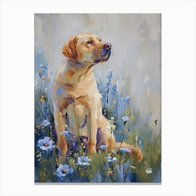 Labrador Retriever Acrylic Painting 6 Canvas Print